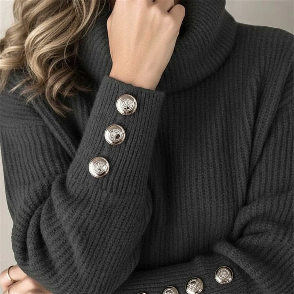 Long Sleeve Women's Sweater - Karin - 3