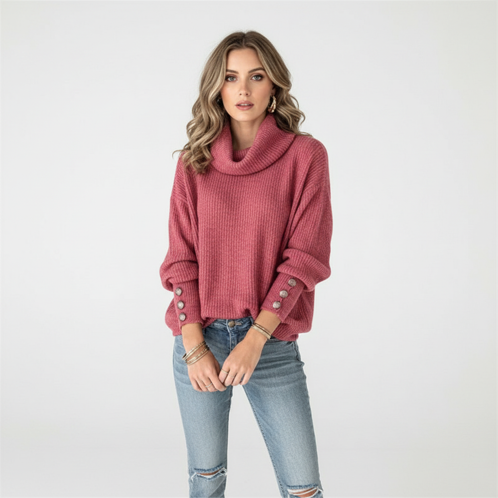 Long Sleeve Women's Sweater - Karin - 7