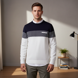 Long Sleeve Sweater - StripeMix