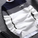 Long Sleeve Sweater - StripeMix