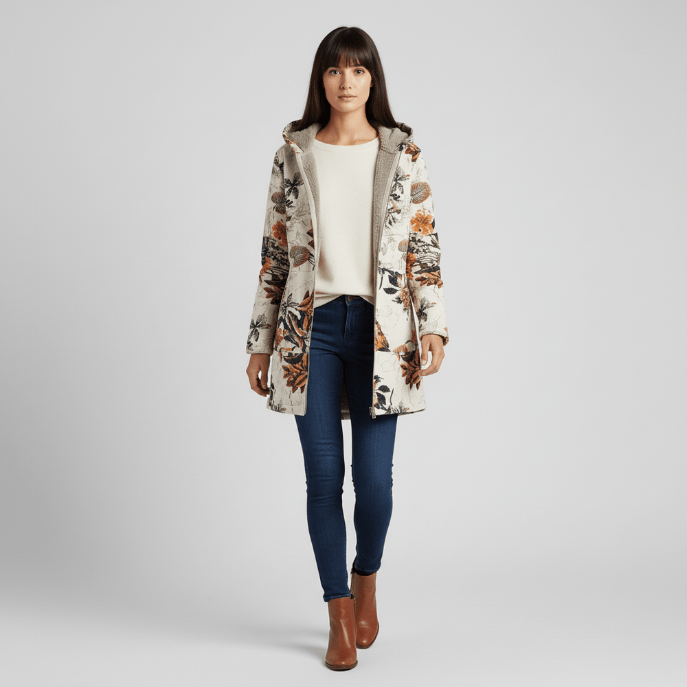 Long fitted hooded jacket - Philine - 12