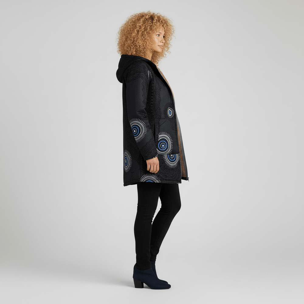 Long fitted hooded jacket - Philine - 14