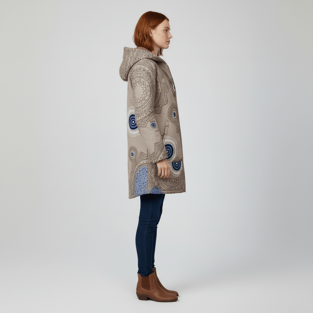 Long fitted hooded jacket - Philine - 16