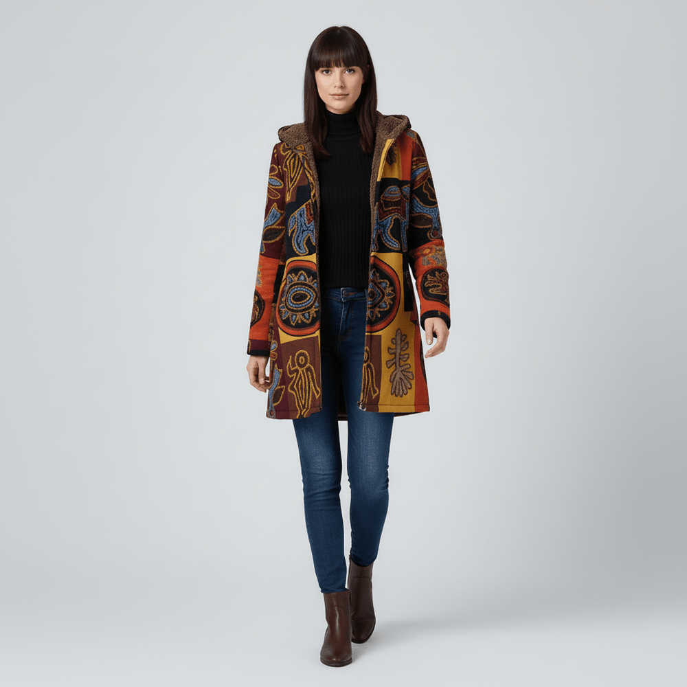Long fitted hooded jacket - Philine - 18
