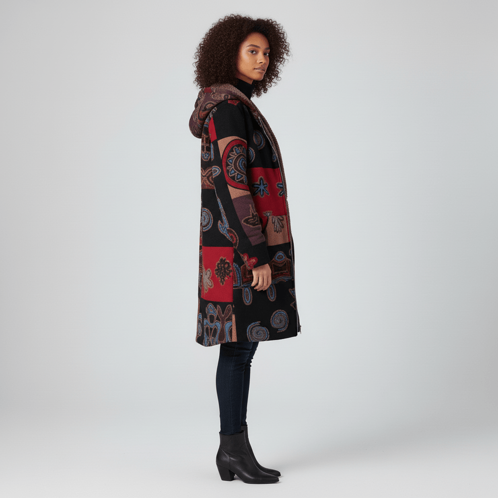 Long fitted hooded jacket - Philine - 20