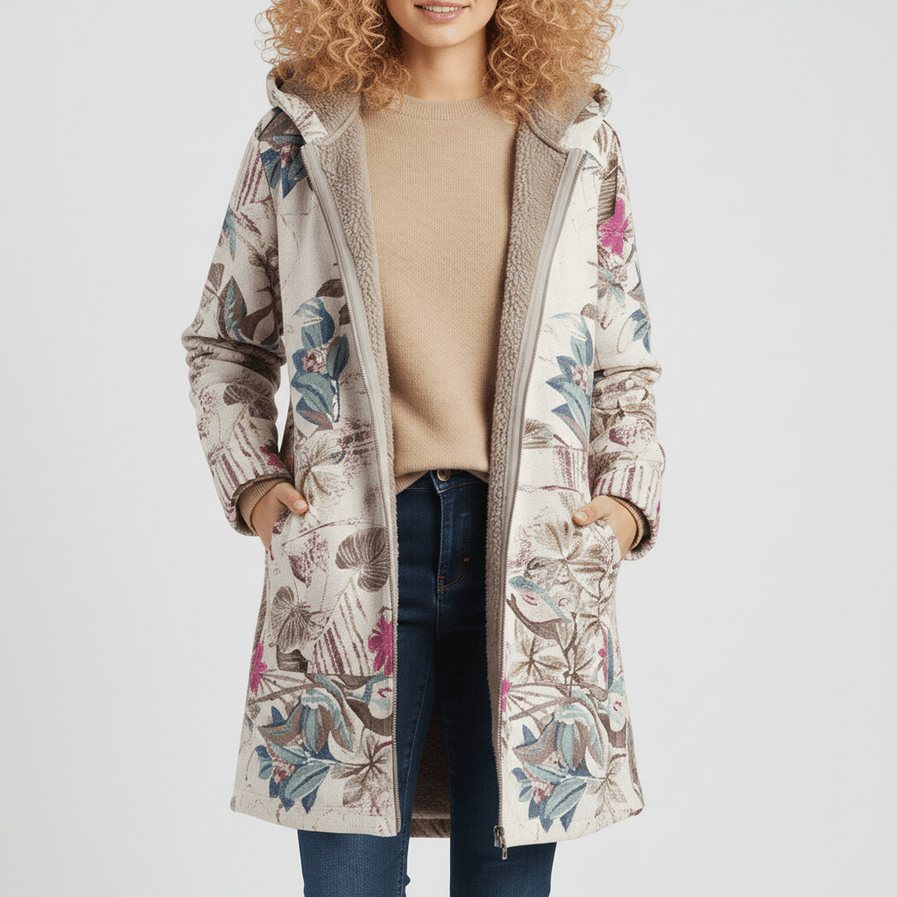Long fitted hooded jacket - Philine - 22