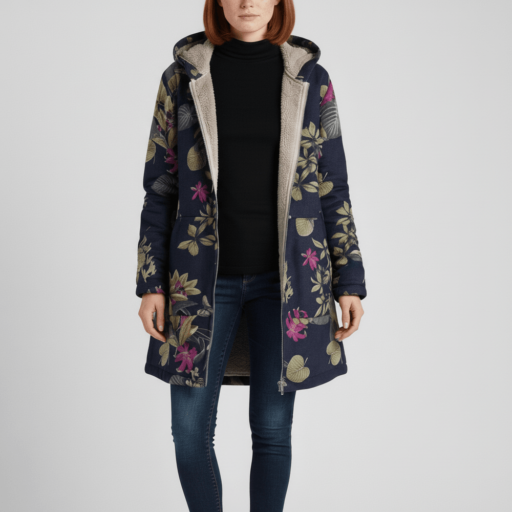 Long fitted hooded jacket - Philine - 23