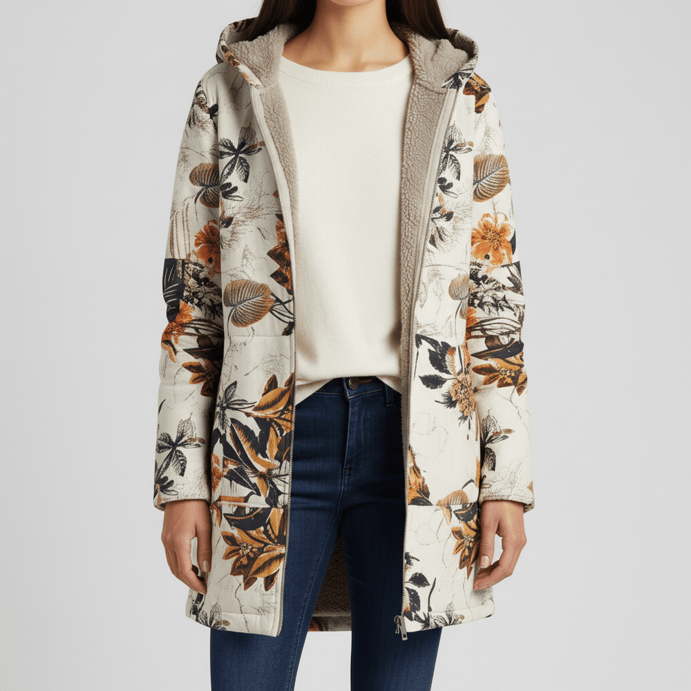 Long fitted hooded jacket - Philine - 24