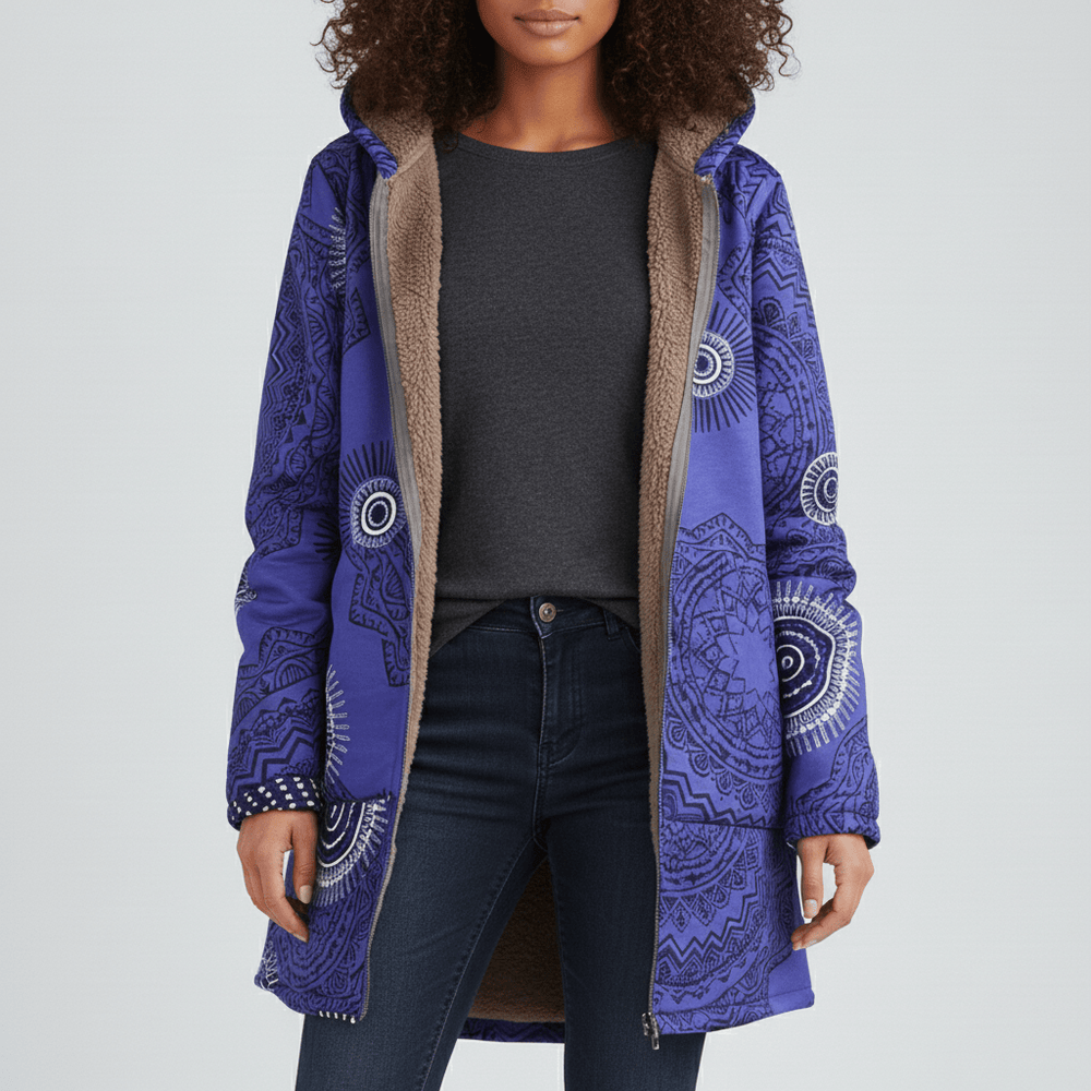 Long fitted hooded jacket - Philine - 25