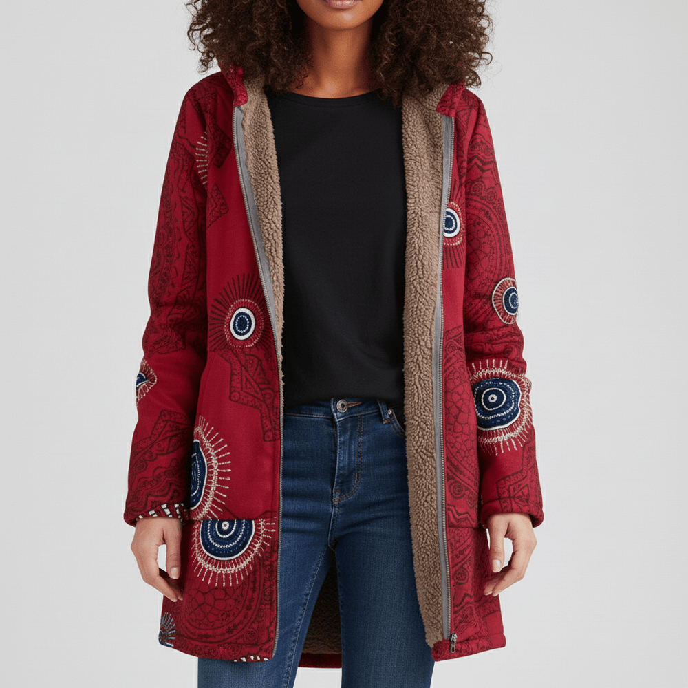 Long fitted hooded jacket - Philine - 26