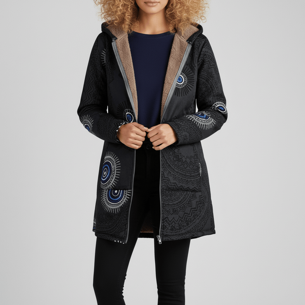 Long fitted hooded jacket - Philine - 27