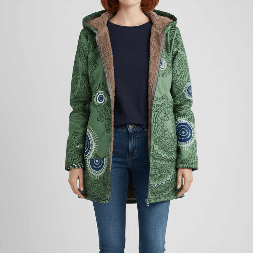 Long fitted hooded jacket - Philine - 28