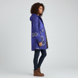 Long fitted hooded jacket - Philine - 2