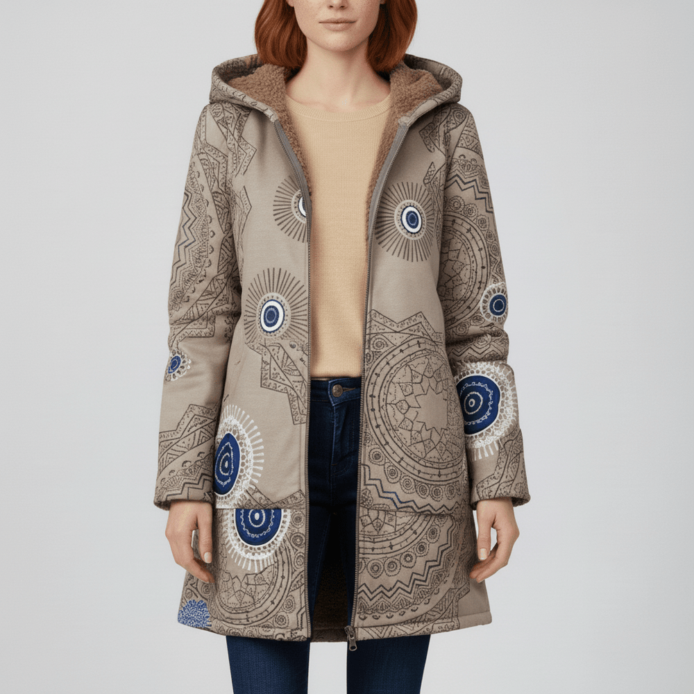Long fitted hooded jacket - Philine - 29