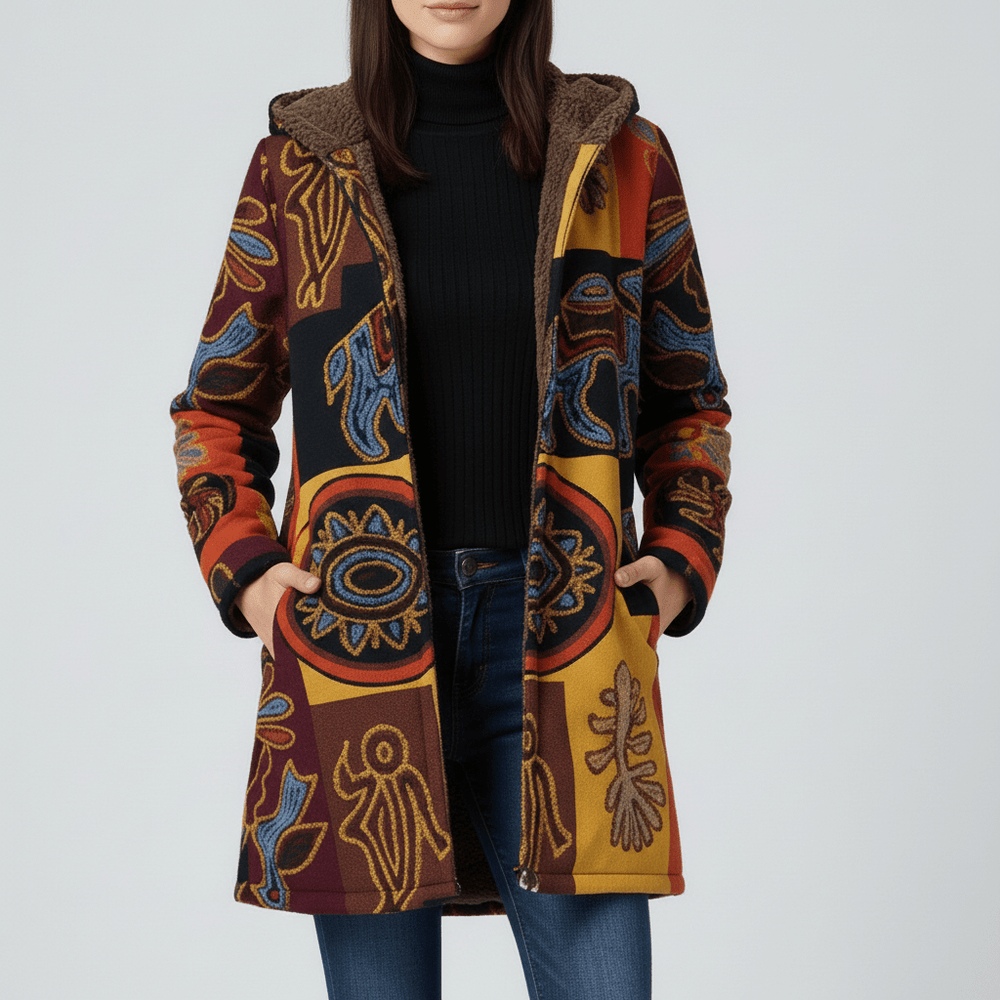 Long fitted hooded jacket - Philine - 30