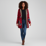 Long fitted hooded jacket - Philine - 7