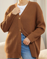 Long Cardigan with Open Front – Lene
