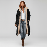 Long Quilted Coat - Alexa - 4