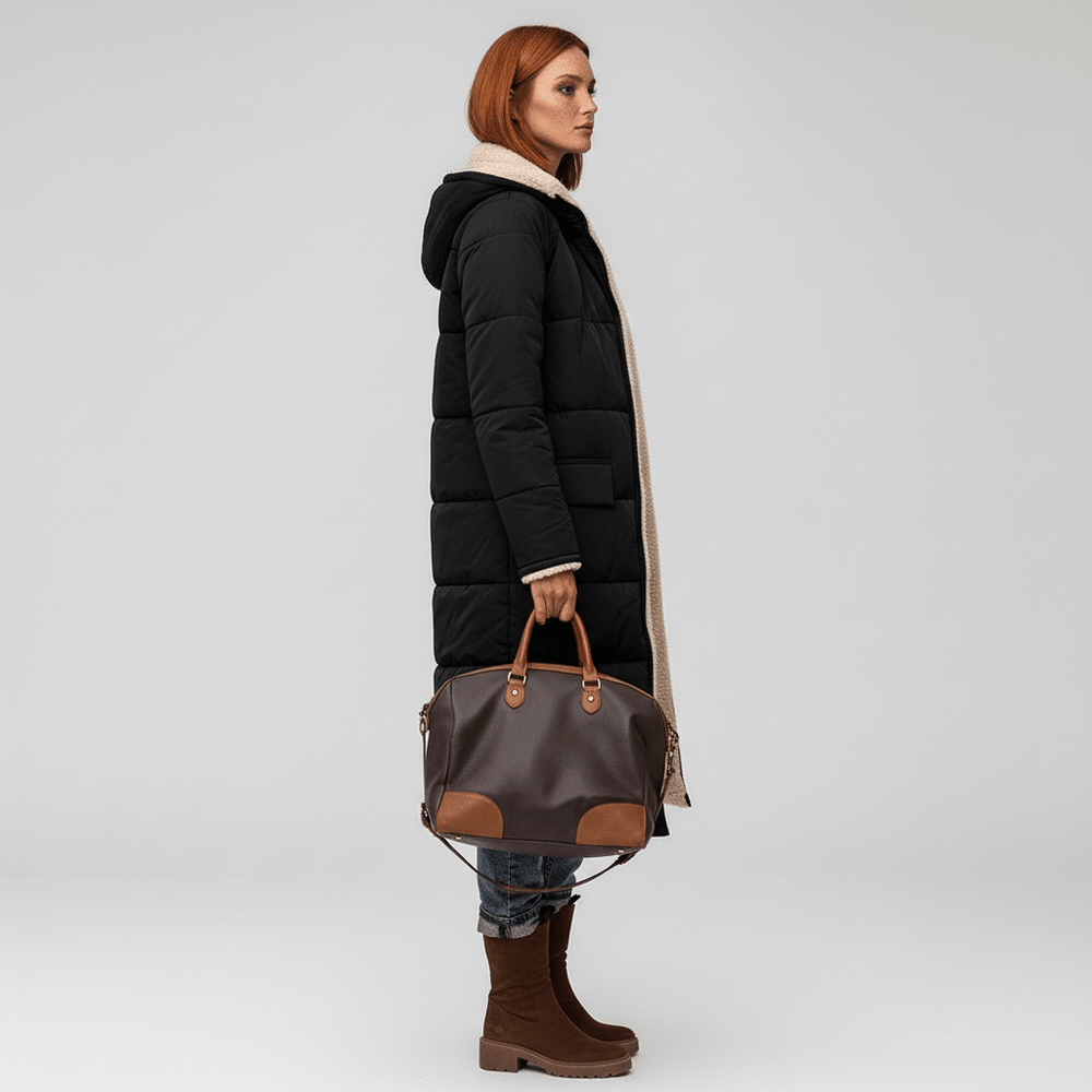 Long Quilted Coat - Alexa - 5