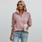 Long Sweater with Zipper - Doris - 6