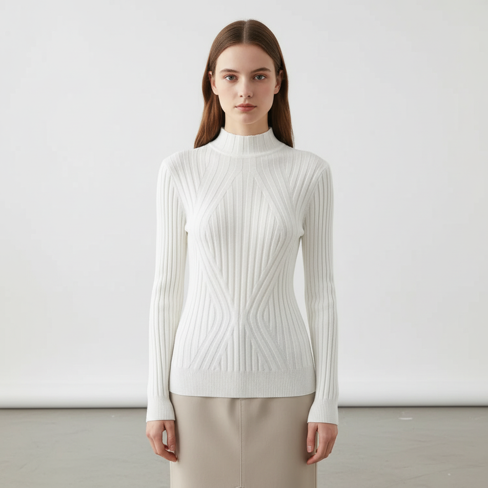 Long knitted jumper - Lilly