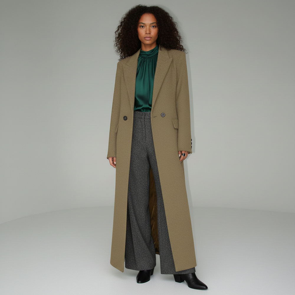 Long Fitted Coat - Colleen - 10