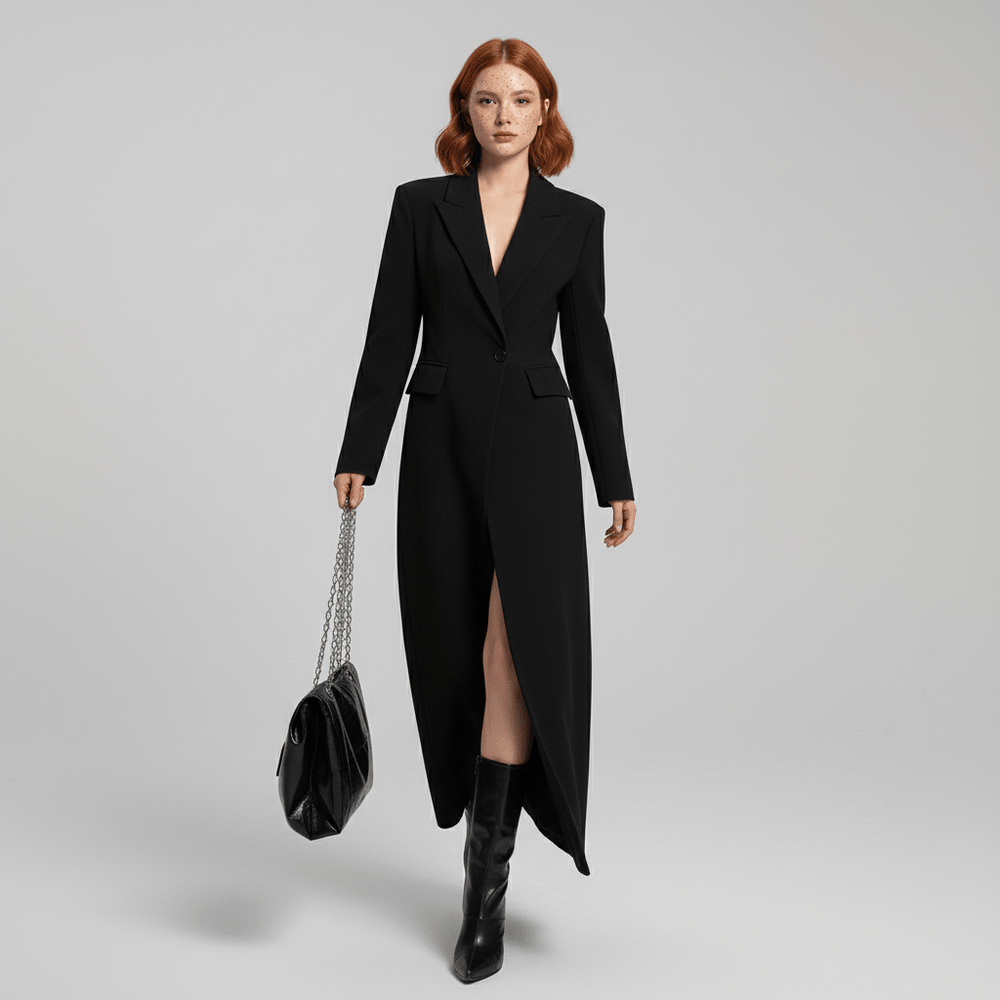 Long Fitted Coat - Colleen - 3