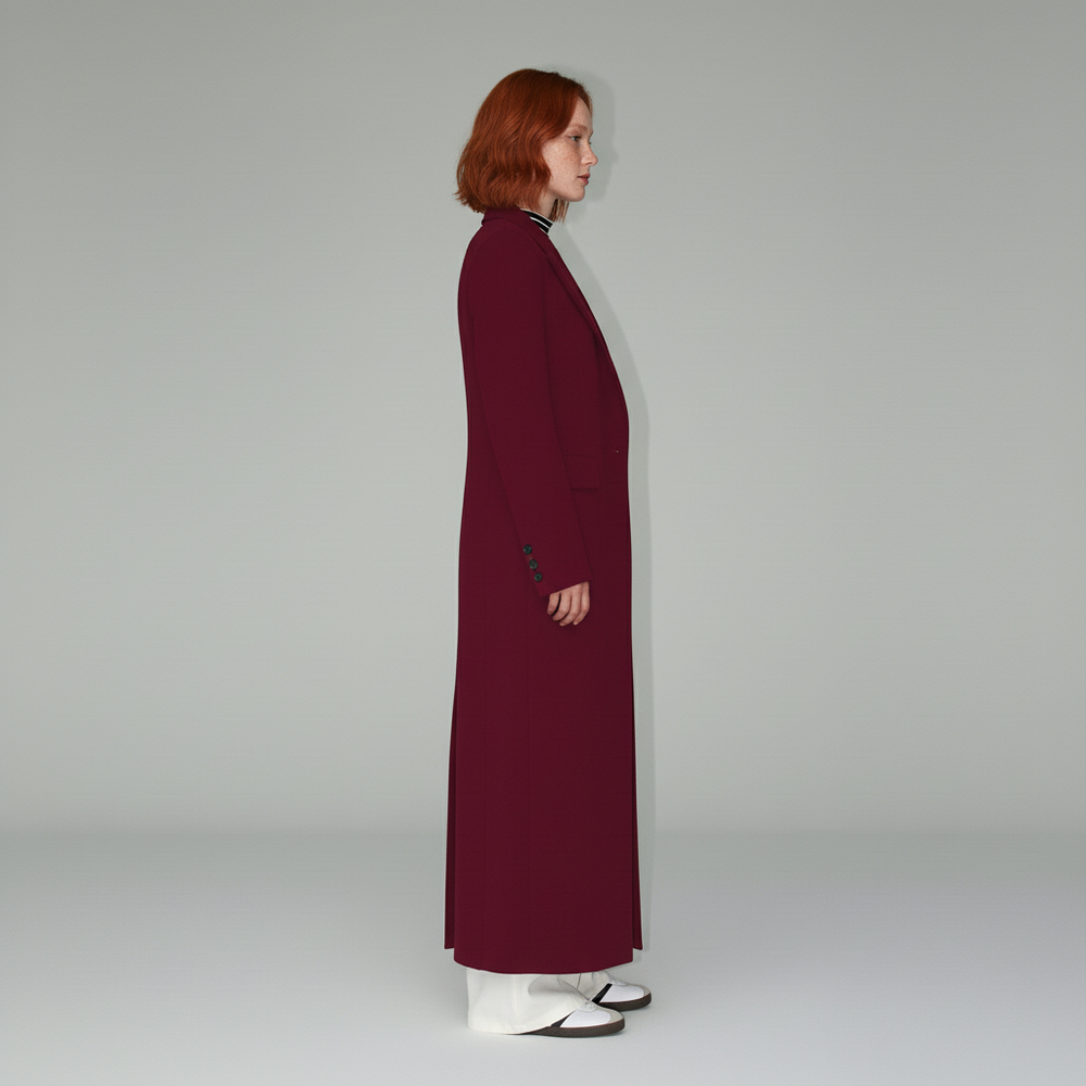 Long Fitted Coat - Colleen - 5