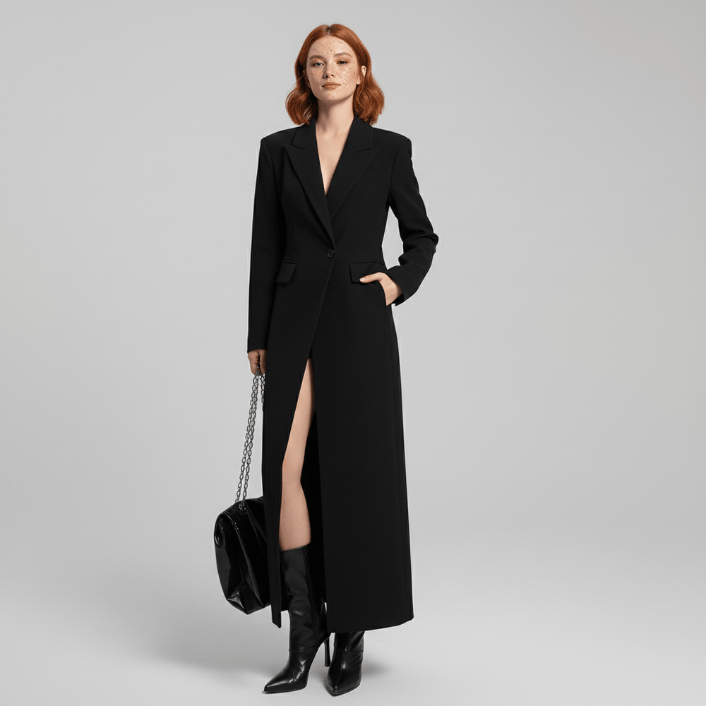 Long Fitted Coat - Colleen - 8
