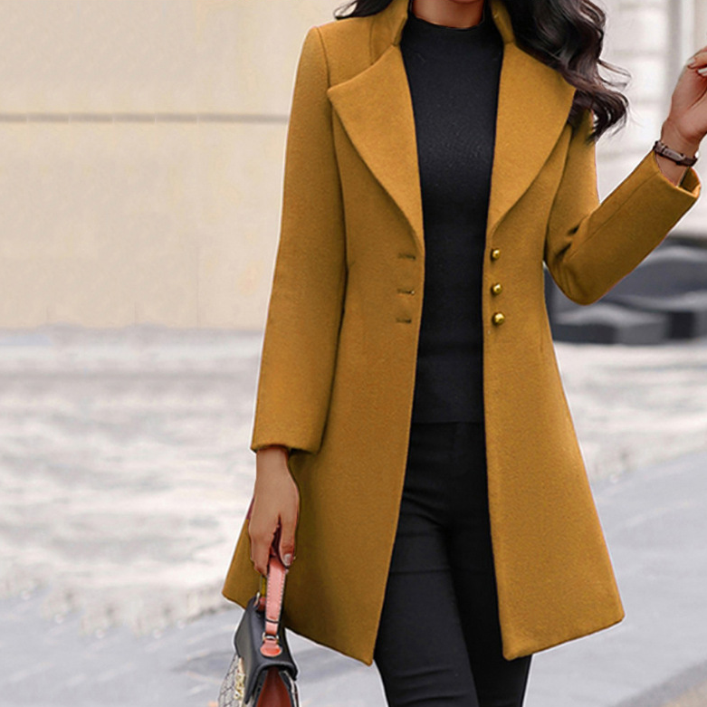 Long Tailored Coat - Leila - 4