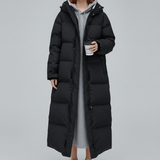 Long Padded Hooded Coat - Samantha - 6