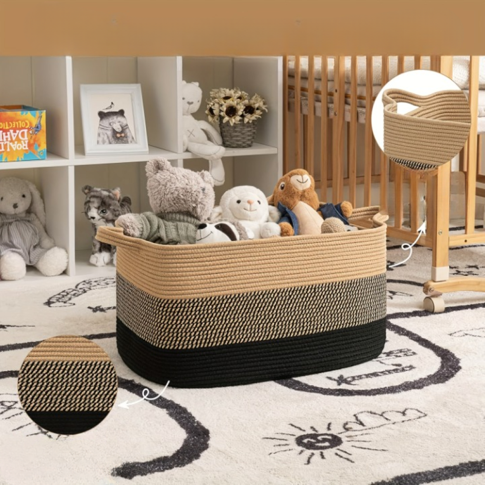 Optimized Product Title: "Großer 55L Aufbewahrungskorb – Robuster und Vielseitiger Aufbewahrungskorb für Zuhause, Büro und mehr" 

This title includes relevant keywords and highlights the product's features and versatility, making it more appealing for Go