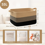 Optimized Product Title: "Großer 55L Aufbewahrungskorb – Robuster und Vielseitiger Aufbewahrungskorb für Zuhause, Büro und mehr" 

This title includes relevant keywords and highlights the product's features and versatility, making it more appealing for Go