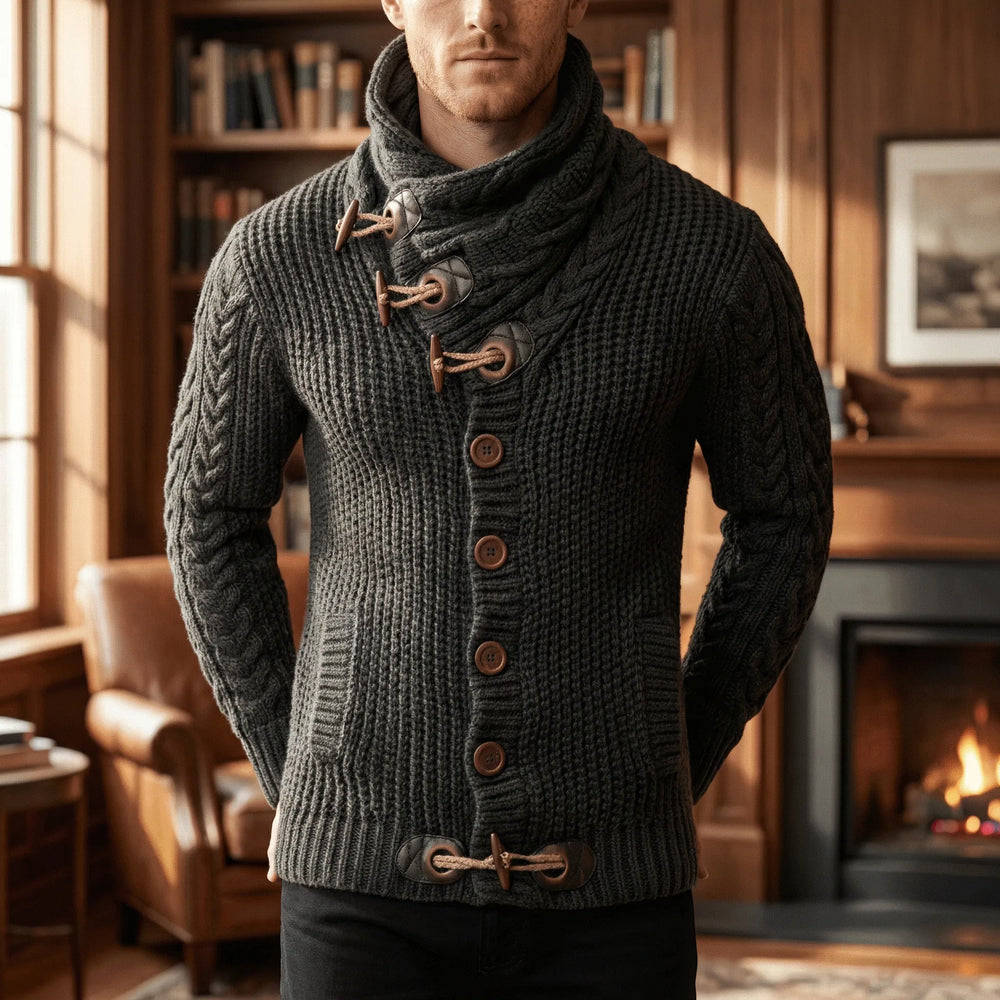 Casual chunky knit cardigan - Ferdinand