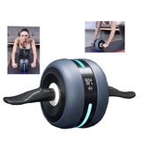 Ab Roller Wheel – Automatic Rebound, Rep Counter & Non-Slip Core Trainer