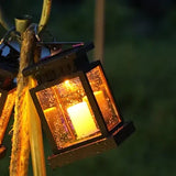 Solar Candle Lantern – Flickering LED, Waterproof & Warm White