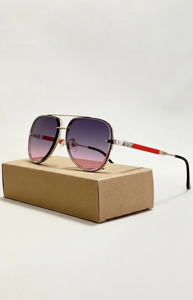 Aviator Sunglasses – UV400 Protection, Anti-Reflective Lenses & Lightweight Frame