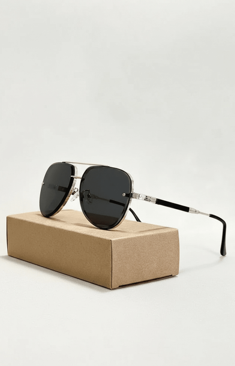 Aviator Sunglasses – UV400 Protection, Anti-Reflective Lenses & Lightweight Frame