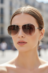 Aviator Sunglasses – UV400 Protection, Anti-Reflective Lenses & Lightweight Frame