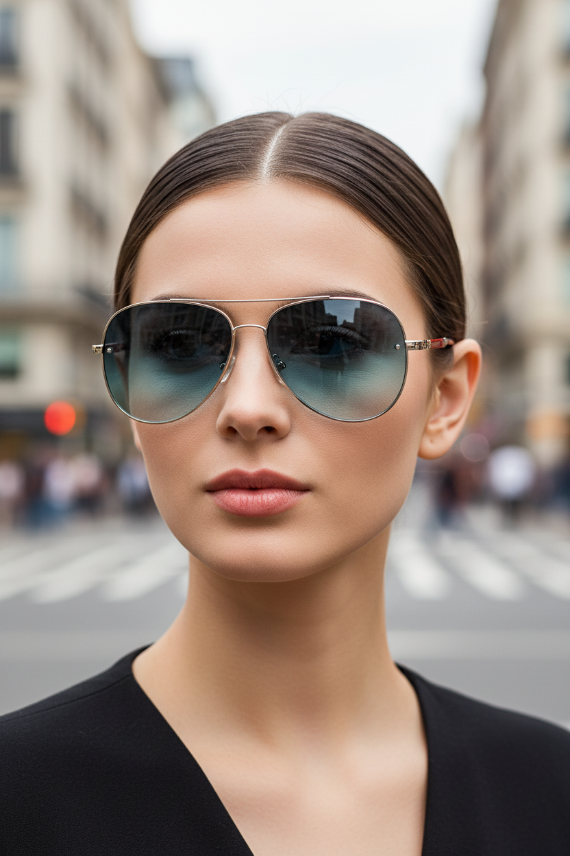 Aviator Sunglasses – UV400 Protection, Anti-Reflective Lenses & Lightweight Frame