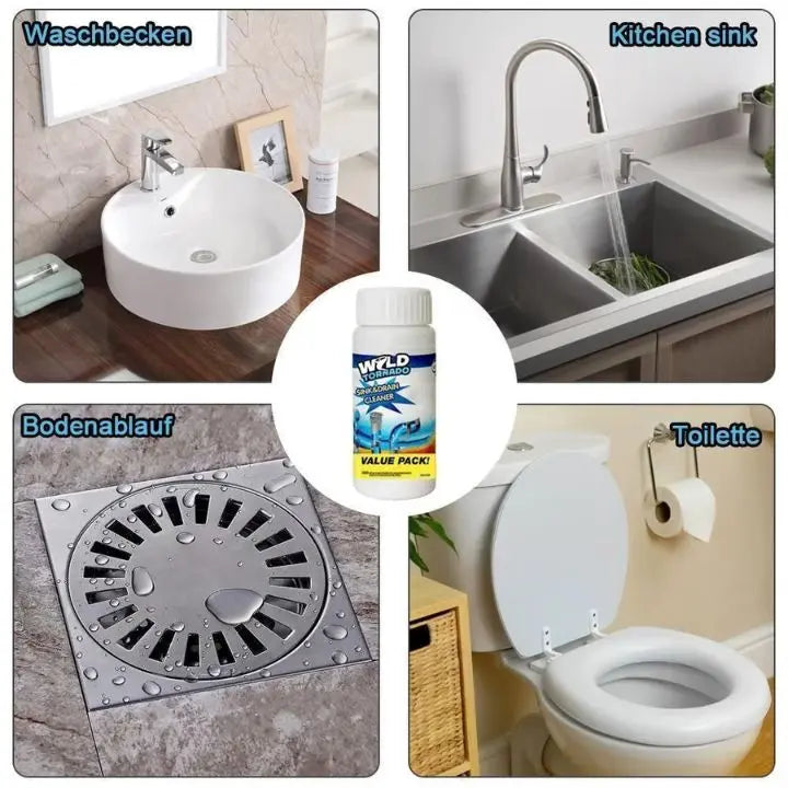 Optimized Product Title: "Ultra-Effektiver Abflussreiniger – Beseitigt Fett, Haare & Verstopfungen für Schnelle Ergebnisse" 

This title includes keywords that potential customers might search for while also emphasizing the product's effectiveness and spe
