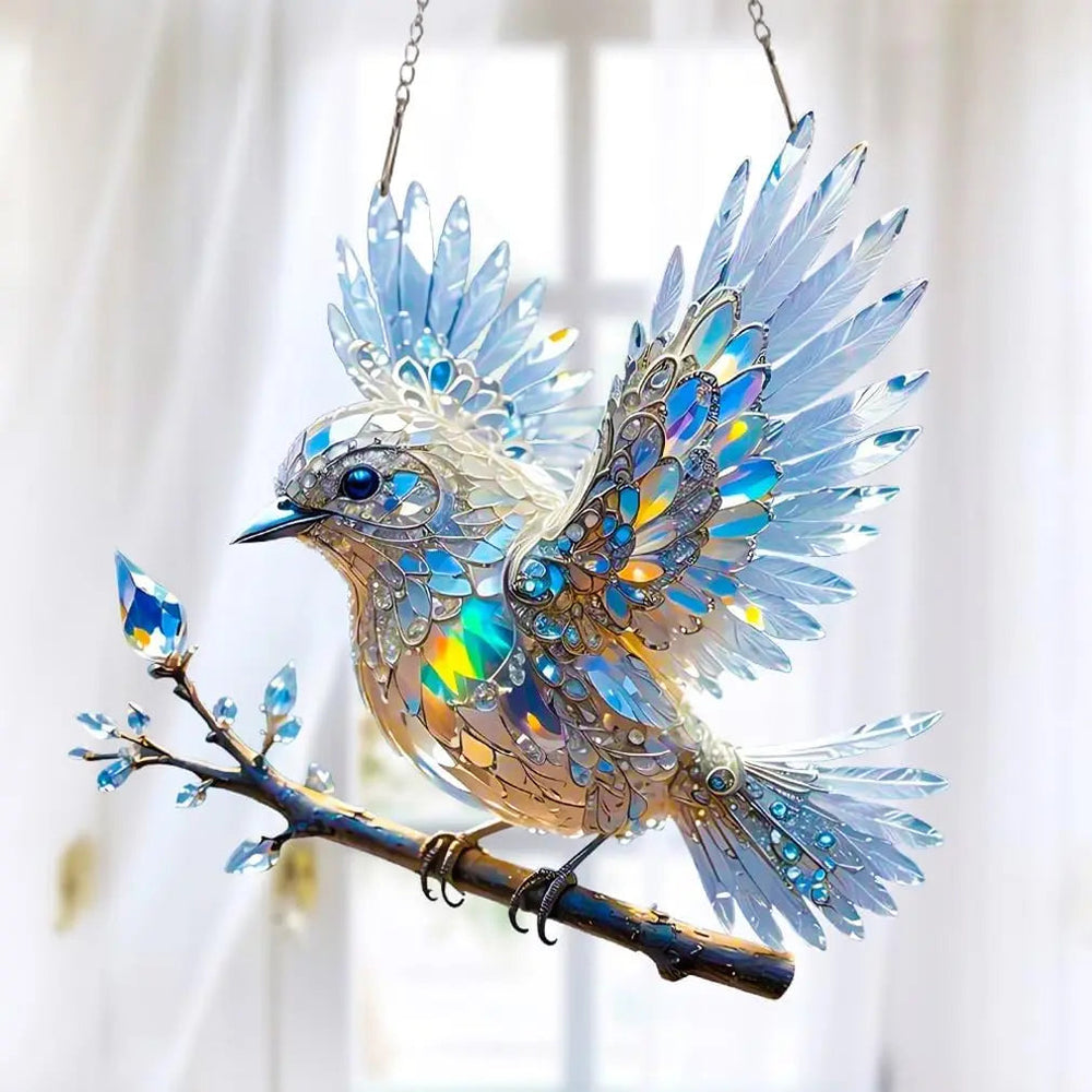 Kristall-Vogel Deko – Funkelndes Lichtspiel für Fenster & Wohnräume | Elegante Dekoration für Ihr Zuhause