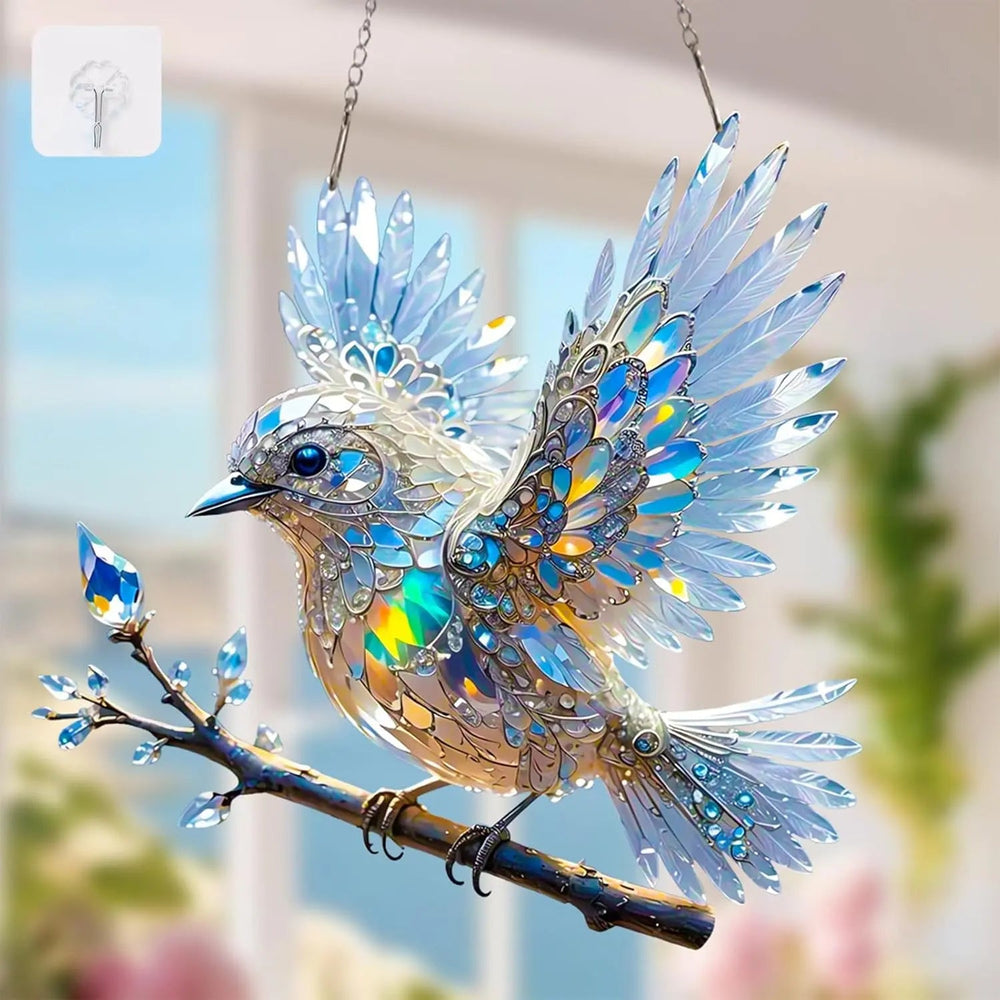 Kristall-Vogel Deko – Funkelndes Lichtspiel für Fenster & Wohnräume | Elegante Dekoration für Ihr Zuhause