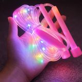 LED Jump Rope – Glowing Light Effect, Adjustable Length & Non-Slip Handles