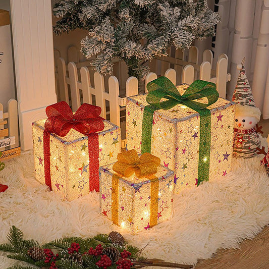 Christmas Lights Gift Box Set – LED, Holiday Yard & Outdoor Decoration