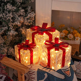 Christmas Lights Gift Box Set LED Holiday Yard Decoration