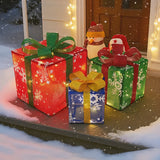 Christmas Lights Gift Box Set LED Holiday Yard Decoration