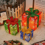 Christmas Lights Gift Box Set LED Holiday Yard Decoration