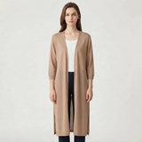 Lightweight Long Open – Front Cardigan – Cora