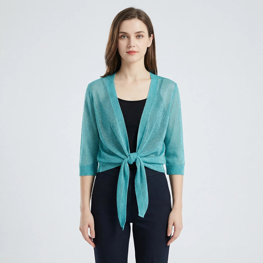 Lightweight Sparkly Shrug Cardigan – Kristi